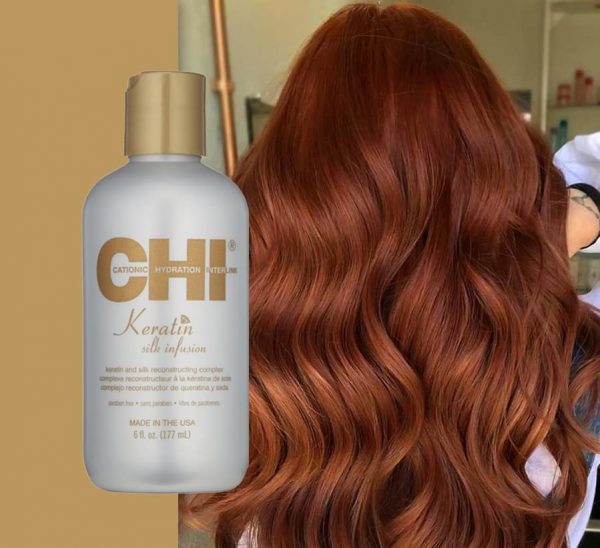 Chi keratin silk infusion Μετάξια μαλιων για κερατίνη λείανση